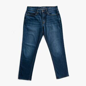 Banana Republic Men's 31x30 Travel Jeans Denim Pants Slim Stretch Dark Wash